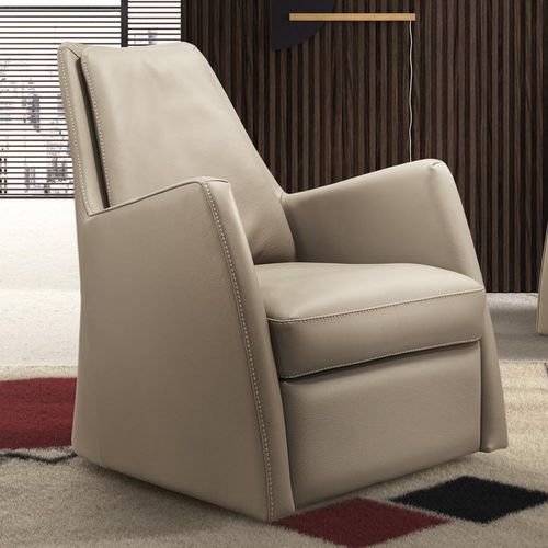 Moderner Sessel - KATE  - Gamma Arredamenti International - Leder / beige