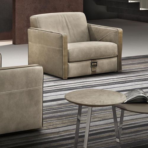 Moderner Sessel - NINA - Gamma Arredamenti International - Leder
