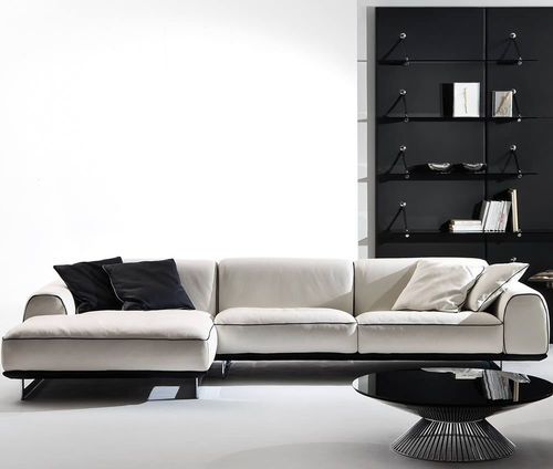 Modulsofa - BRANDY - Gamma Arredamenti International - modern / Leder / weiß