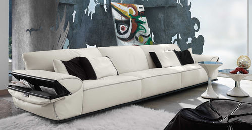 Modulsofa - LIMOUSINE - Gamma Arredamenti International - modern / Leder / braun