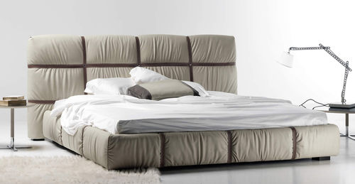 Doppelbett - CROSSOVER NIGHT - Gamma Arredamenti International - modern / Polster / gepolstertes Kopfteil
