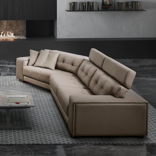 Modulsofa - SOLEADO - Gamma Arredamenti International - Eck / modern / Leder
