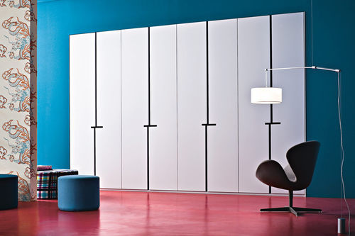 Moderner Kleiderschrank - SEGNO - Giellesse di Galli Luigi eAlessandro e C. - Holz / lackiertes Holz / mattlackiertes Holz