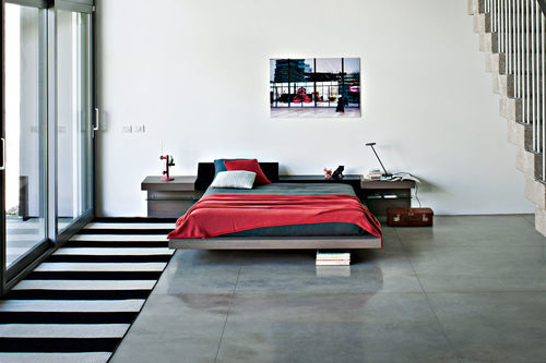 Doppelbett - DORIAN - Giellesse di Galli Luigi eAlessandro e C. - modern / verstellbares Kopfteil / Leder