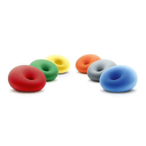 Kaminsessel / originelles Design - DETECMA - Gufram - Stoff / ergonomisch / grau
