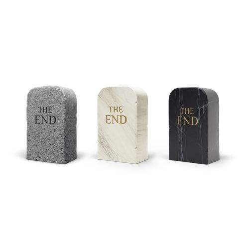 Hocker / originelles Design - THE END - Gufram - Polyurethan