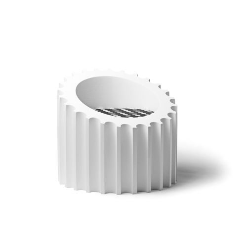 Sessel / originelles Design - ATTICA  - Gufram - Polyurethan / weiß / für Außenbereich