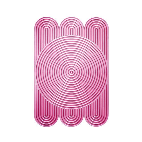 Moderner Teppich - DANCE FLOOR - Gufram - Motiv / rosa