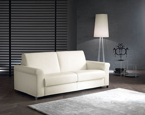 Bettsofa - LOUNGE - Gurian - modern / Leder / mit abnehmbarem Bezug