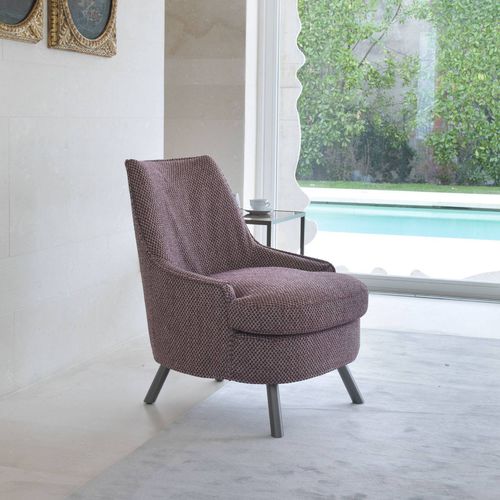 Moderner Sessel - VIOLET - Gyform - Stoff / violett