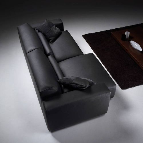 Modernes Sofa - ATHOS  - Gyform - Stoff / Leder / mit abnehmbarem Bezug