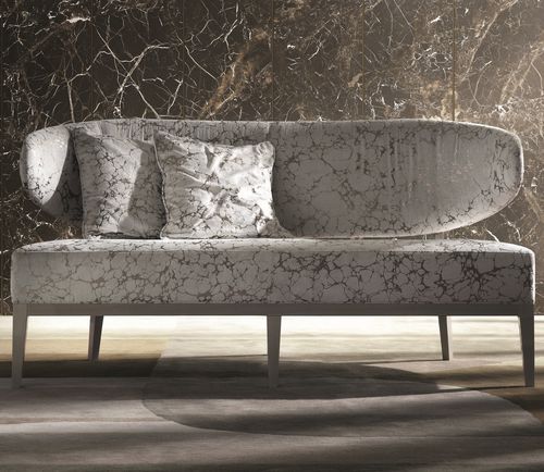 Modernes Sofa - DESIRE - Haute Couture by Costantini Pietro - Stoff / Leder / mit Armlehnen
