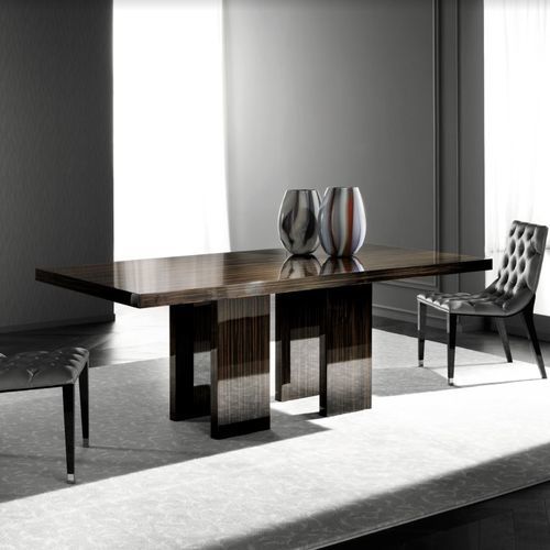 Moderner Esstisch - AIR - Haute Couture by Costantini Pietro - Holz / Gestell aus Holz / rechteckig