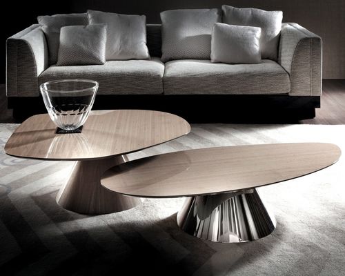Moderner Couchtisch - CHELSEA – TRIBECA - Haute Couture by Costantini Pietro - Holz / Gestell aus Holz / mit Mittelfuß