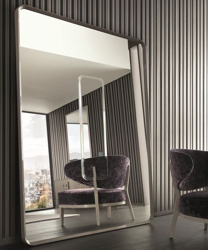Bodenstehender Spiegel - SYMBOL - Haute Couture by Costantini Pietro - modern / rechteckig / lackiertes Holz