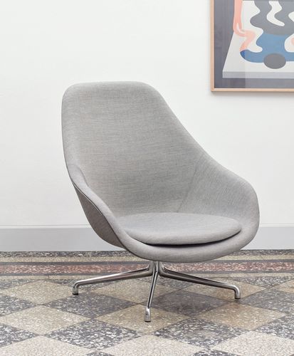 Moderner Sessel - AAL91 - Hay a/s - Stoff / Metall / mit Kissen