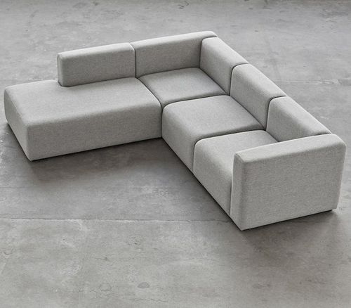 Modulsofa - MAGS - Hay a/s - Eck / modern / Stoff