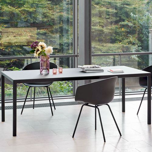 Moderner Tisch - T12  - Hay a/s - Stahl / Gestell aus Stahl / rechteckig