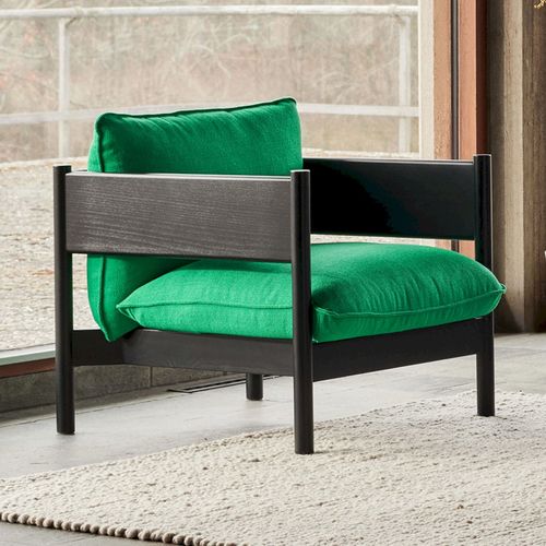 Moderner Sessel - ARBOUR - Hay a/s - Stoff / Leder / Holz