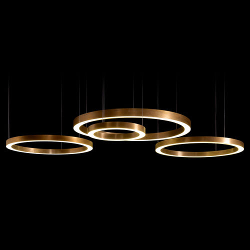 Hängelampe - RING - Henge - Messing / modern / mit Kabel