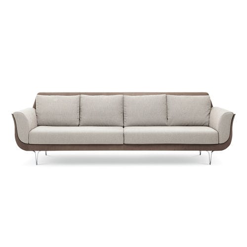 Modernes Sofa - BRERA - i4 MARIANI - Stoff / Leder / Tierfell