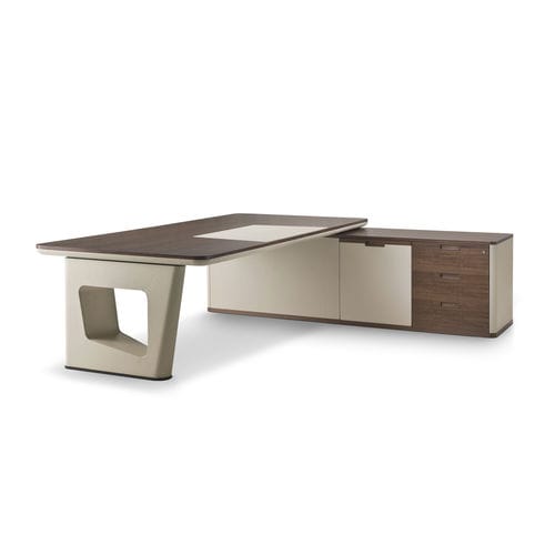 Chefschreibtisch - AVATAR - i4 MARIANI - bodenstehend / modern / Holzfurnier