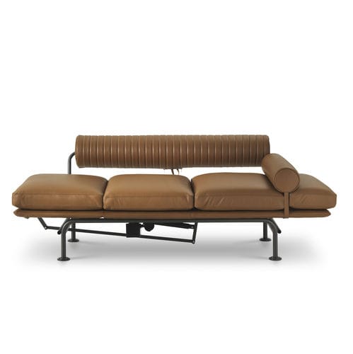Moderne Récamiere - UP & DOWN - i4 MARIANI - Stoff / Leder / Stahl
