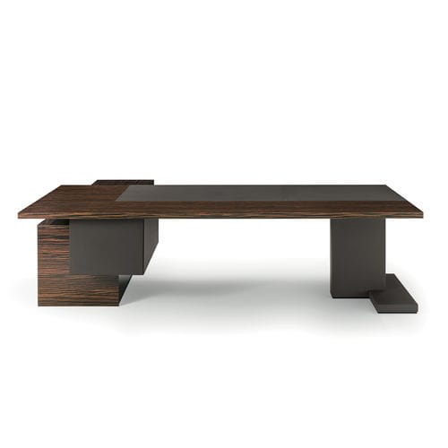 Chefschreibtisch - INCA - i4 MARIANI - bodenstehend / modern / Holzfurnier
