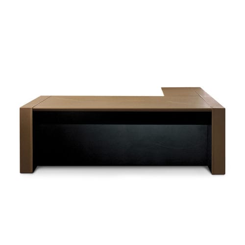 Chefschreibtisch - METEORA - i4 MARIANI - bodenstehend / modern / Holzfurnier