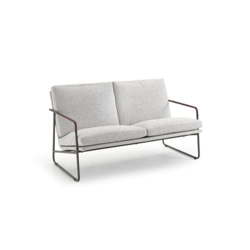 Modernes Sofa - PABLO - i4 MARIANI - Stoff / Leder / mit Armlehnen
