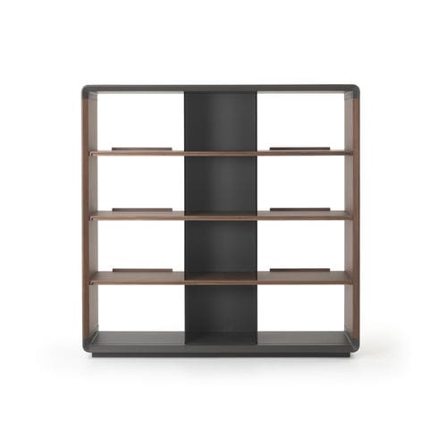 Hohes Bücherregal - HERMAN - i4 MARIANI - modern / für Gewerbegebrauch / Holzfurnier