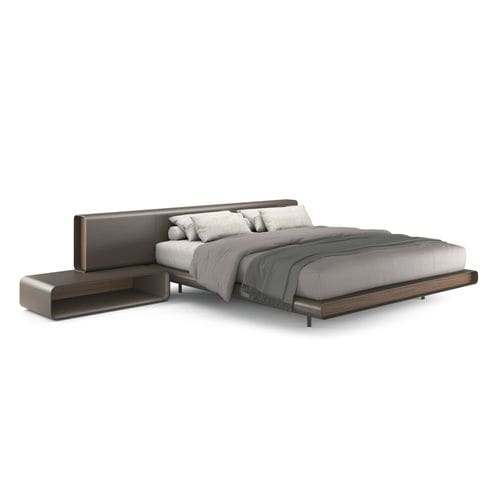 Doppelbett - TUBE - i4 MARIANI - modern / Kopfteil / mit Nachttisch