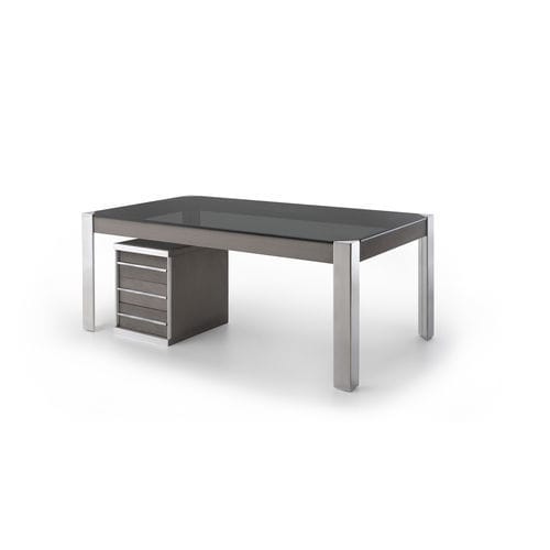 Chef-Schreibtischsystem - TEOREMA - i4 MARIANI - bodenstehend / modern / Chrom