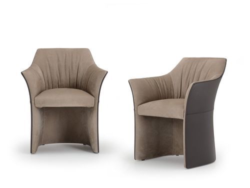 Moderner Sessel - Sella Lounge - i4 MARIANI - Leder / Stoff / Polster