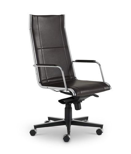 Moderner Bürosessel - BLADE - i4 MARIANI - Leder / Netz / Polyethylen