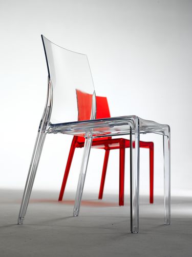 Moderner Restaurantstuhl - MAMAMIA - I.T.F. DESIGN SRL - für Außenbereich / für den Innenraum / Polycarbonat
