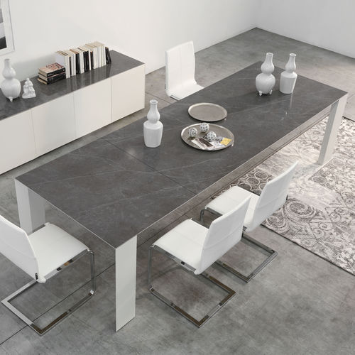 Moderner Tisch - ICON - I.T.F. DESIGN SRL - Massivholz / Esche / Keramik