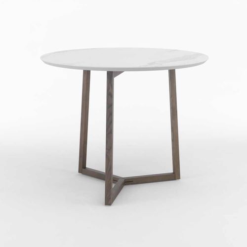 Moderner Bistrotisch - ASTYLE 98 - I.T.F. DESIGN SRL - Keramik / Gestell aus Esche / rund