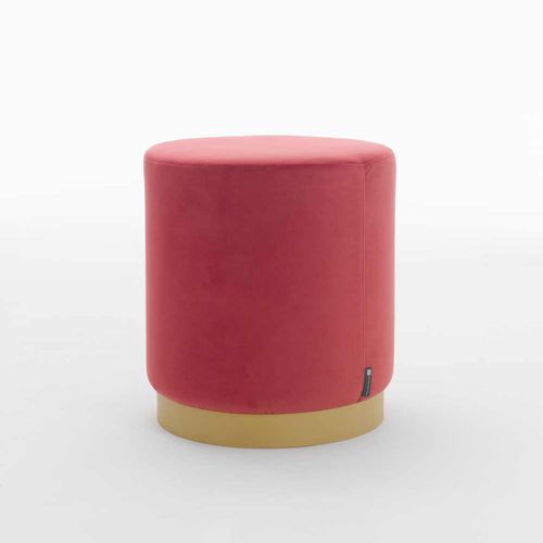 Modernes Sitzkissen - ROLL - I.T.F. DESIGN SRL - Samt / Kunstleder / rund