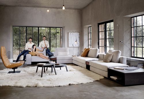 Modulsofa - LUV - Indera nv - modern / Stoff / schrägstellbar