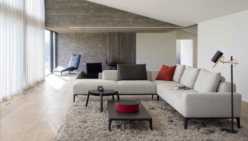 Modulsofa - TAILOR MADE - Indera nv - modern / Stoff / mit Ablage