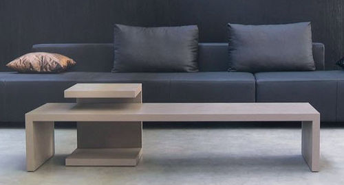 Moderner Couchtisch - SINTESE - Indera nv - Holz / rechteckig / quadratisch