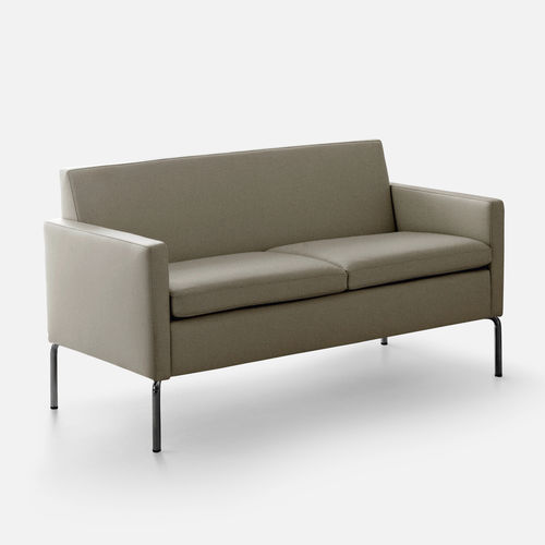 Kompaktes Sofa - SOCRATE - La Cividina - modern / Stoff / Leder