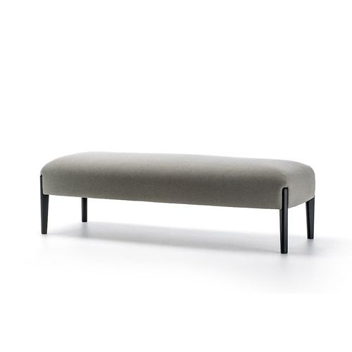 Moderne Polsterbank - Join  - La Cividina - Stoff / Gestell aus Aluminium / Gestell aus Esche