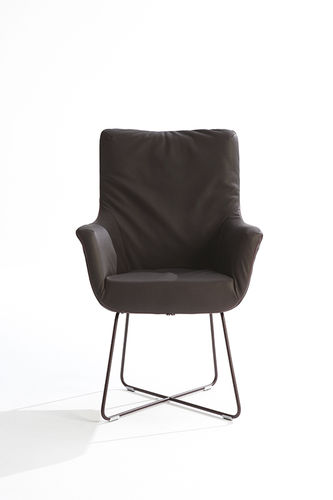 Moderner Sessel - CHIEF - Label Produkties bv - Leder / Bridge / braun