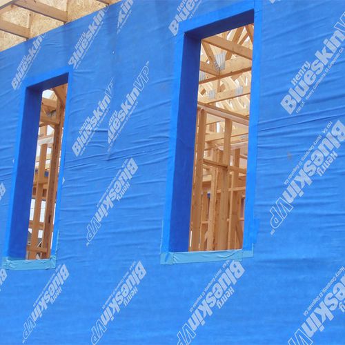 Sicherheits-Abdichtungsbahn - BLUESKIN® WB - Mitten Vinyl (Aust) Pty Ltd - für Fassaden / für Tür / für Fenster