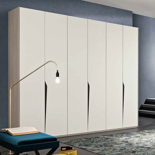 Moderner Kleiderschrank - GRACE2 - M.C.S. - lackiertes Holz / mit Schwingtür