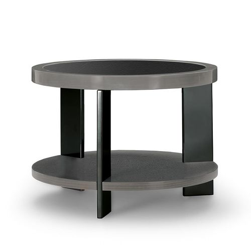 Moderner Couchtisch - BLACK & MORE - Malerba - Holz / Glas / Marmor