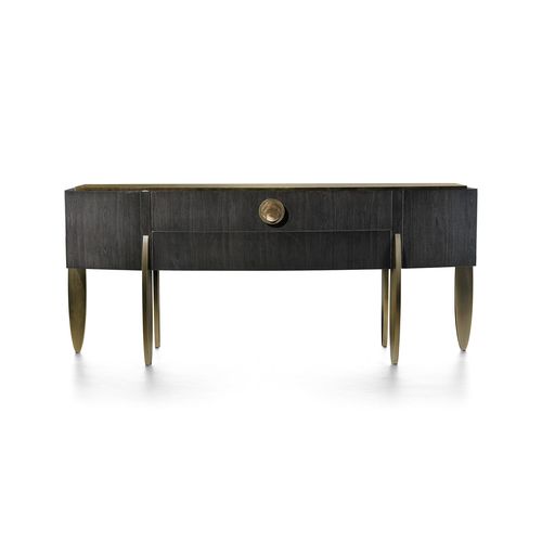Moderner Konsolentisch - FASHION AFFAIR - Malerba - Holz / Marmor / Gestell aus Metall