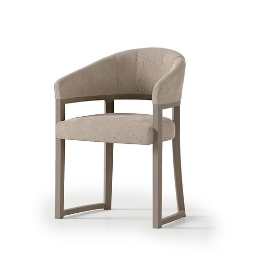 Moderner Esszimmerstuhl - MY STORY - Malerba - Stoff / Leder / mit